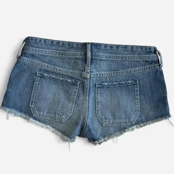 HOLLISTER Women's Denim Shorts W 26 Blue Casual Style - Picture 6 of 8